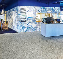 Forbo Allura Material 63431DR7-63431DR5 grey cement (100x100 cm) фото 2 | FLOORDEALER